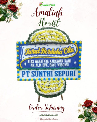 Papan Bunga Duka di Kance Diwe